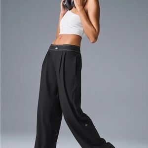 ALO Yoga Black Wide Leg Pants